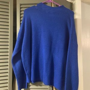 Time And Tru Blue Turtleneck Sweater
